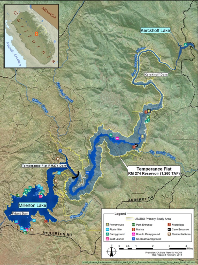 new surface water storage facility on the San Joaquin River